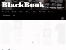 Tablet Screenshot of blackbooktees.com.au